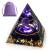 Crystal Pyramid Moonstone Crystal Ogan Chakra Energy Tower Positive Energy Generator Nature Reiki Chakra Crushed Stone Jewelry for Healing Meditation Chakra Balance Amethyst - Eight Trigrams