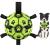 LOTUSWILD Dog Toy 15cm Durable Dog Toy Ball with Handle Dog Ball for Large Small and Medium Dogs - Green