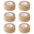 6pc-1 Inch Wide Skin Colour Elastic Self- Adhesive Bandage Finger Tape First Aid Wrap Bandages  for Wrist and Ankle Sprains & Swelling 6pcs