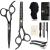 Bozhihong hairdressing scissors set 6.7 inch professional hairstyle set sharp haircut shears with hairdressing clasp effective scissors for women's children hairstyle scissors for family hairdressing salon