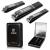 Nail Clippers Set Matte Stainless Steel 3 pcs fingernail Clippers &Slant EDG Toenail Clipper Cutter Metal Case .The Best Gift Nail Clippers for Men and Women 3 Count (Pack of 1)