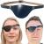 Eye Patches for Adults Right and Left Eyes Black Adult Leather Eyepatch for Lazy Eye - Handmade Leather Eye Patch for Adults