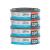 Diaper Genie Essentials Round Refill 4-Pack | Holds Up to 1280 Newborn Diapers | Features Unscented Continuous Film | Compatible with Diaper Genie Complete and Expressions Pails Unscented 320 Count (Pack of 4)