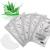 Adecco LLC Eyepads Eyelash Extensions Lint Free, 100 Pairs Set Eye Pads for Lash Extensions, Hydrogel Eye Patch DIY False Eyelash Lash Extension Makeup Eye Gel Pad Silver 100
