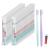 Disposable toothbrush Hotel Zahnwundel disposable toothbrush and toothpaste individually packaged 2 colors tender and practical suitable for hotel at home camping travel (pack-100)