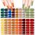 Flofia nail ticker Self -adhesive 16 sheet full cover nail film nail sticker for gelnail nail art sticker foil nail art stickers decay pictures manicure a