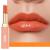 Oulac 2 in1 lipstick and lip balm juicy and shiny lip care lipstick smooth and hydrated lips shiny finish for dry cracked and brittle lips vegan (08) yellow tangerine (08)
