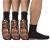 ELUTONG Men Non Slip Sticky Grips Socks 3 Pairs Tile Wood Floors Anti-Skid Workout Yoga Pilates Hospital Slipper Socks Black+black+black 10-13