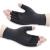 Copper Arthritis Compression Gloves Women Men Relieve Hand Pain Swelling and Carpal Tunnel Fingerless for Typing, Support for Joints, Medium Medium (1 Pair) Black