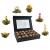 Creano 18er tea blum gift set blossomed - white tea - in a noble magnetic box with viewing window & silver embossing white tea 18 pieces (1 Pack)