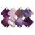 Wissmach 8 Sheet Mixed Color Variety, Purple, Stained Glass Pack and Mosaic Glass (4"x6") by BiNARi Glass Studio