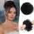 RUWISS INFORMAL HAIR PICK 100% REAL HAIR ROSE DOTT FOR WOMES REAL HAIR SCRUNCHIES TOCK HARD SHORT LACK BUND BUND BUND PERSION THERE TRAME IN THE TRAME BUTE (Old Black) 1 piece (Pack with 1) natural