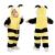 Doladola Unisex Baby Toddlers Romper Jumpsuit Hooded Cartoon Sleepsuits Infant Outfit 12-18 Months Bee