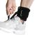 Tenbon Ankle Support Drop Foot Brace Orthosis - Comfort Cushioned Adjustable Wrap Compression For Improved Walking Gait  Prevents Cramps Ankle Sprains (Black)