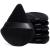Foonbe Powder Puff Triangle Makeup Puffs for Loose Setting Powder Face Body, Soft Plush Powder Puff, Powder Puffs For Face Powder, Makeup Foundation Puff Makeup Tool (Black)