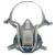 3M Rugged Comfort Quick Latch Half Facepiece Reusable Respirator 6502QL Gases Vapors Dust Large