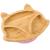 bamboo bamboo Baby and Toddler Suction Plate for Feeding and Weaning | Bamboo Fox Plate with Secure Suction | Suction Plates for Babies from 6 Months (Fox Pink)