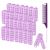 28Pcs Rollers Hair Curlers Small Self Grip Hair Rollers Hair Rollers for Volum Snap on Hair Curlers for Women Hair Styling No Hair Damaging for Long Hair Medium and Short Hair