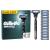 Gillette Mach3 Men's Razor + 12 Razor Blade Refills 3 Blades for a Smooth Shave Fits All Mach3 Handles Mach3 Razor + 12 Razor Blade Refills
