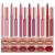 12 Pcs Liquid Lipstick Lipliner Set Nude Lipliner Matte Lipstick Long Lasting Non-Fading Stay On 24 Hours Waterproof Lip Glosses Makeup Set Gift For Women (Set B)