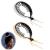 Shullin 2 pieces of ponytail Hair clips big hair clip slide clips clips rhinestone hair needle tormented hairpin hair accessories for women girls (colorful golden)