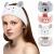 4 Pieces Makeup Spa Headband Face Wash Headband Animal Headband for Washing Face Coral Fleece Cosmetic Headband Plush Animal Ears Shower Hairband for Women girls (Adorable Animal Style)