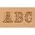 Tandy Leather Craftool 3/4 (19 mm) Script Alphabet Set 8139-00