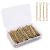 Hairpins 150 Pieces Wave Shape Hair Clips Metal Bobby Pins Hairpin Set for Children Girls Hair Accessories Hair Salon (Gold)