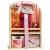Home Spa Gift Basket - Deluxe Cherry Blossom Fragrance - Luxury Bath & Body Set For Women - Contains Shower Gel  Bubble Bath  Bath Salts  Body Lotion  Bath Puff  Pink Bath Rose Soaps in Wooden Curio