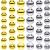 120 Pieces Memory Wire End Caps 3mm 4mm 5mm Stainless Steel Cord End Caps Half Drilled Beads Ball End Jewelry End Cap for Earrings Necklace Bracelet Jewelry Making DIY Crafts (Gold  Silver)