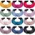 SIQUK 12 Pieces Top Knot Headband Satin Cross Knot Headband Twist Knot Headbands for Women
