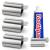 LOVEINUSA Toothpaste Squeezer Tube Roller, 3PCS Stainless Steel Tube Wringer Roller Seat Holder Stand Rotate Dispenser for Creams Ointments Gels Cosmetics Glue Tubes