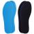 Amitataha 2 Pairs Breathable Insoles, Super-Soft, Sweat-Absorbent, Double-Colored and Double-Layered Shoe Inserts of Foam That Fit in Any Shoes (Blue/Black, 9.5-12 Women/8-9 Men) Blue/Black 9.5-12 Women/8-9 Men