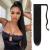 FESHFEN Straight Ponytail Extensions Long Wrap Around Ponytail Synthetic Clip in Pony Tail Hair Extensions Natural Black Hairpiece for Women 24 inch 24 inch (Pack of 1) Natural Black