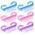 Qufiiry Nail Brush 6 pcs Nail Clean Brush Plastic Handle Nail Finger Tip Scrubbing Brushes for Nails Garden Home & Salon Use