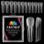 EBANKU 120 PCS Clear Matte Dual Nail Forms System Coffin Nail Mold Tips Acrylic Stiletto Nail Extension Tools for Nail Art Salon Nails Design