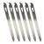 Nail Files for Natural Nails (6 Pack) Metal Nail File 5.5 Stainless Steel Thin Durable Nail Filer with Curved Sharp Pointed Tip Double Sided Manicure Pedicure Toenails Tools