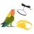 Cobee pet dishes and line adjustable for parrots bird training rope nylon adjustable bird dishes and leash suitable for the outdoor area for parrots (yellow)