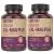 DEVA Vegan Calcium Magnesium Supplement Plus, Zinc, Vitamin C, Vitamin D, Vitamin K, Boron, Sugar Free & Gluten Free, 90-Tablets, 2-Pack