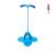 Christoy Pogo Jumper with Handle and Ball Pump, High Jump Toy Bounce Jump Trick Board Pogo Bouncing Ball Safe and Fun Pogo Stick for Kids Boys Girls and Adults (Blue)