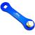 Elite Engineering USA BeachN Boat Drain Plug Wrench for 1/2 inch NPT Plug, Includes Spare Brass Plug Blue