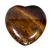 Morella gemstone heart lucky charm stone heart to take away 3 cm in velvet bag tiger eye