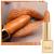 Oulac lipstick metallic gloss finish orange glitter lipstick with long-lasting 3D gloss intensive color creamy and moist formula vegan 4.3g (19) Persimmons Persimmons (19)