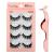 Jane Choi 3D false eyelashes reusable long thickness to extend the make-up 4 pairs of handmade dramatic false with eyelash clip (G107)