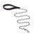Ctopogo dog leash metal leash PU leather handles rolling lines practice lines training lines dog leash for large medium heavy dogs 180cm
