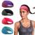 Headband women - 4 pieces of elastic hair band wide fast -drying welding tape forehead for sports yoga running workout training fitness tennis gym cycling hiking jogging 4 pieces