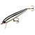 Rebel Lures Value Series Minnow Crankbait Shallow Water Fishing Lure 1 5/8 in, 5/64 oz Silver/Black