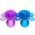 LittleForBig Large Shield Pacifier Generation 3 Adult Size Candy Gloss 2 Paci Pack- Blue & Purple Set