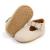RVROVIC Baby Girl Moccasins Princess Mary Jane Flat Dresses Shoes Premium Lightweight Soft Sole Crib Shoes Toddler Shoes 6-12 Months A1 Beige