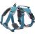 Belpro multi-purpose dog harness no breakdown no pulling reflective adjustable vest with durable handle dog dishes for large/active dogs (blue m) m (1 Pack) blue